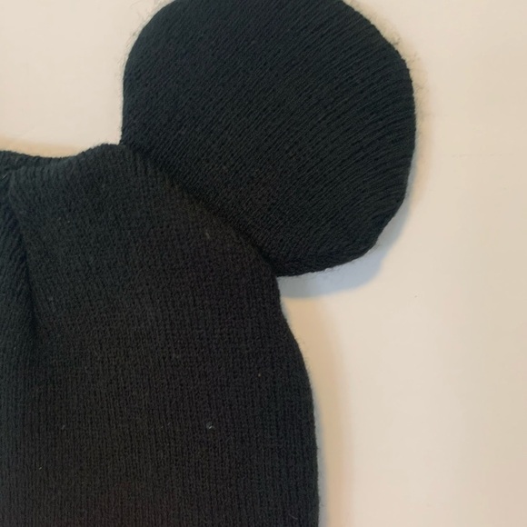 Disney Black and Red Kids Mickey Mouse Beanie OS - Picture 6 of 8